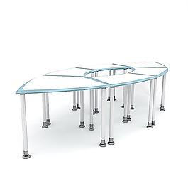 辦公室家具模型圖片