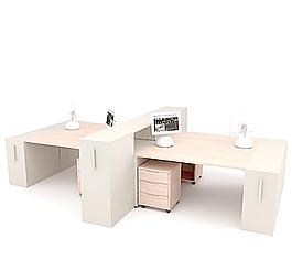 辦公室家具模型圖片