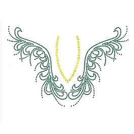 領(lǐng)邊 燙鉆 花紋 免費(fèi)素材
