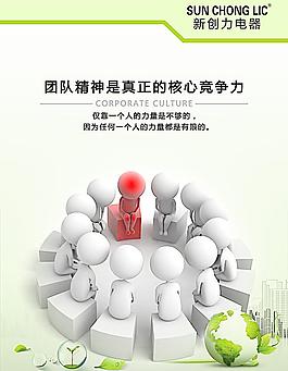 3D小人辦公室掛畫競爭圖片