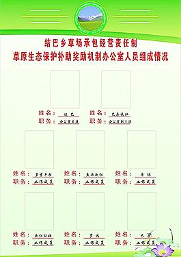 辦公室成員表圖片