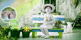 兒童寶寶影樓相冊設(shè)計(jì)模板