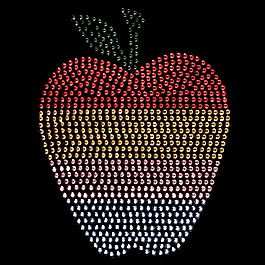 燙鉆 蘋果 免費素材