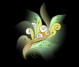 綠色花藤AE模板