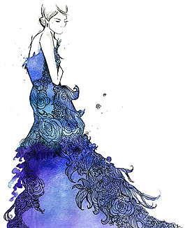 位圖 插畫 時尚插畫 人物插畫 時尚插畫 免費素材
