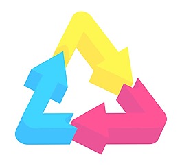 3D回收圖標