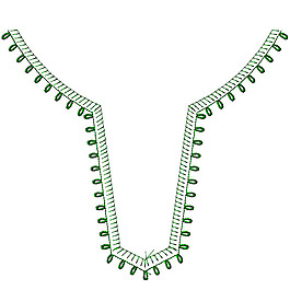 繡花 領(lǐng)邊 花紋 免費(fèi)素材