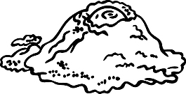 一堆面粉