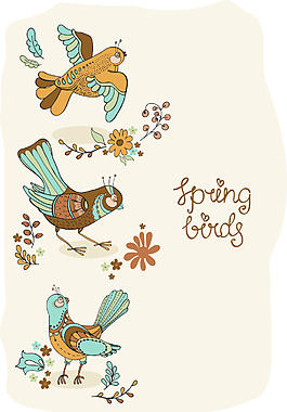 彩繪的創(chuàng)意小鳥