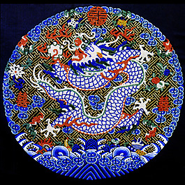 绣花 图腾 龙 民族 免费素材