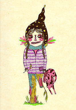 位圖 插畫 插畫師 Muxxi 女孩 免費(fèi)素材