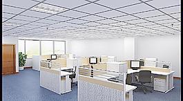 家具屏風工位圖片