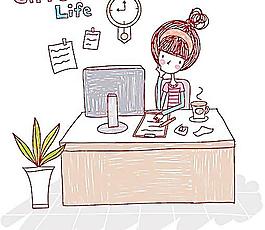 女生的生活 Girl s Life 工作中圖片