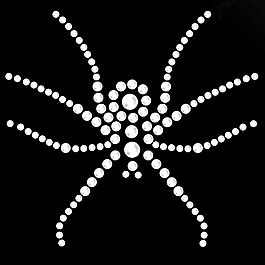 燙鉆 蜘蛛 免費素材