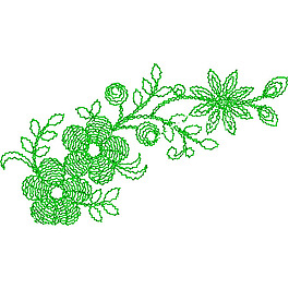 繡花 花朵 花紋 免費素材