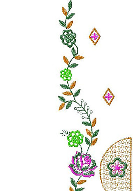 繡花 花朵 花邊 免費(fèi)素材