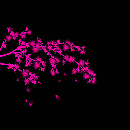 漂亮的树枝花纹