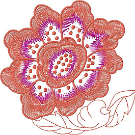 繡花 花紋 花朵 免費(fèi)素材