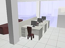 3Dmaya辦公室圖片