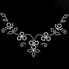 領(lǐng)邊 燙鉆 花紋 免費(fèi)素材