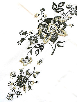 繡花 花紋 花朵 免費(fèi)素材