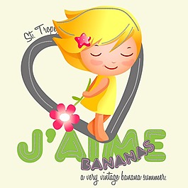印花矢量圖 印燙結(jié)合 燙鉆 可愛(ài)卡通 文字 免費(fèi)素材