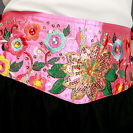 亮片 花朵 花紋 民族 免費素材