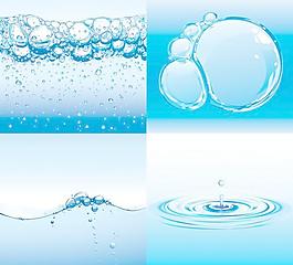 水主題矢量素材