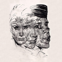 位圖 插畫 時尚插畫 人物插畫 時尚插畫 免費素材