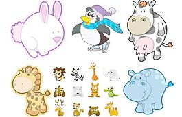 可愛(ài)的卡通動(dòng)物免費(fèi)下載