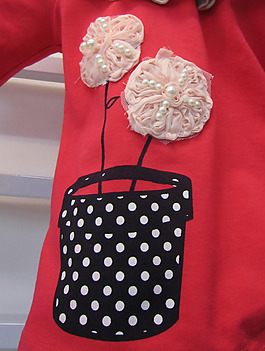 貼布 花朵 花盆 免費(fèi)素材
