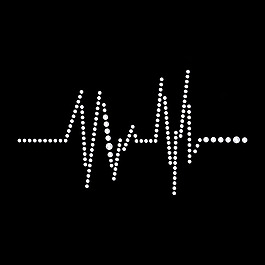 燙鉆 心電圖 免費(fèi)素材