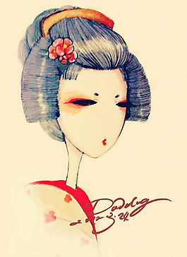 位圖 插畫 時尚插畫 人物插畫 時尚插畫 免費素材