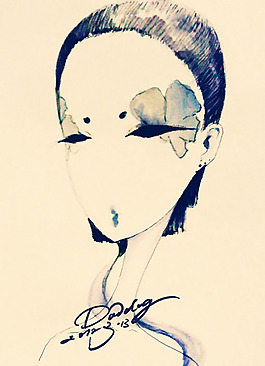 位圖 插畫 時尚插畫 人物插畫 時尚插畫 免費素材