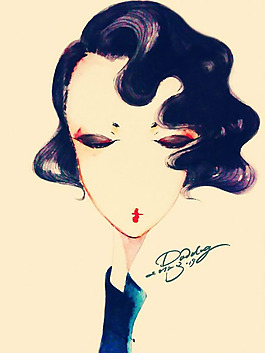 位圖 插畫 時尚插畫 人物插畫 時尚插畫 免費素材