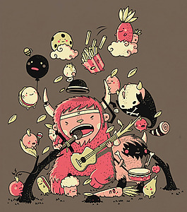 位圖 插畫 卡通插畫 卡通插畫師 DjBisparulz 免費素材