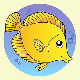 印花矢量圖 卡通 動(dòng)物 魚 色彩 免費(fèi)素材