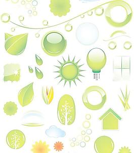 綠色自然的圖標(biāo)