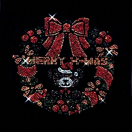 燙鉆 蝴蝶結(jié) 花環(huán) 圣誕節(jié) 免費(fèi)素材