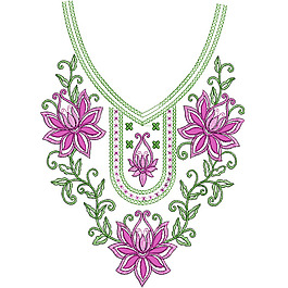 領(lǐng)邊 繡花 花紋 花朵 免費(fèi)素材