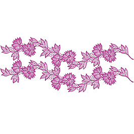 繡花 花紋 花朵 免費(fèi)素材