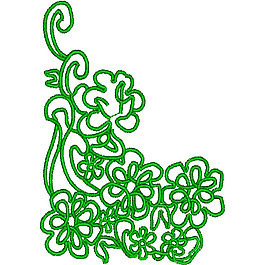 繡花 花紋 花朵 免費(fèi)素材