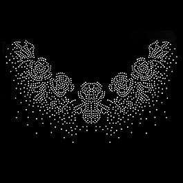 領(lǐng)邊 燙鉆 花紋 花朵 免費(fèi)素材