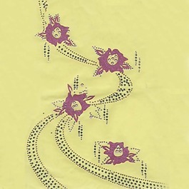 燙鉆 植物 花朵 曲線 線條 免費素材