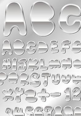 金屬質(zhì)感的字體