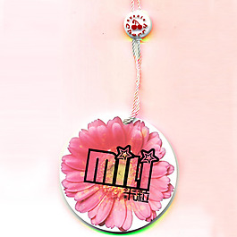 吊牌 文字 英文 菊花 花朵 免費(fèi)素材