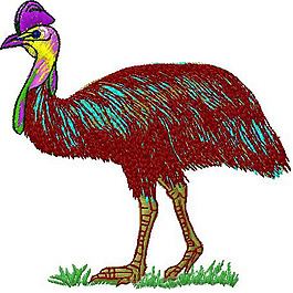 繡花 鴕鳥(niǎo) 免費(fèi)素材