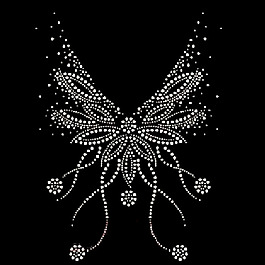 領(lǐng)邊 燙鉆 花朵 免費(fèi)素材