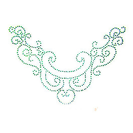 領(lǐng)邊 燙鉆 花紋 免費素材