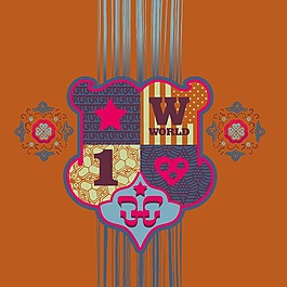 印花矢量圖 圖文結(jié)合 線條 花紋 徽章標(biāo)記 免費素材